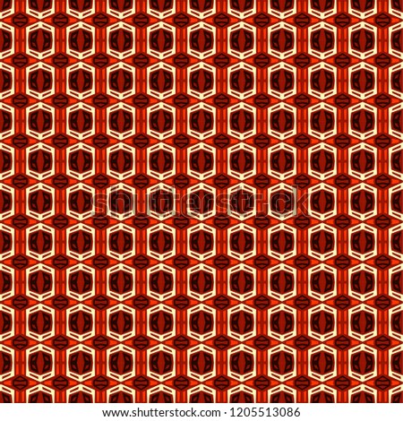 Red ethnic decorative ornament.Seamless pattern for background, wallpaper, textile printing, packaging, wrapper, etc.