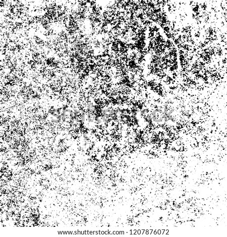 Grunge texture black and white. Abstract monochrome vector background
