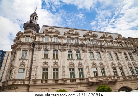Picture of a beautiful old building in Bucharest, capital of Romania