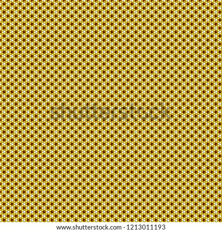 Sunflower field polka dots