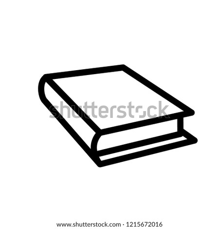 book icon vector template