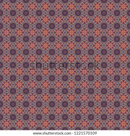 Vector seamless rhombus and tiles parquet texture in violet, orange and gray colors (chevron various).