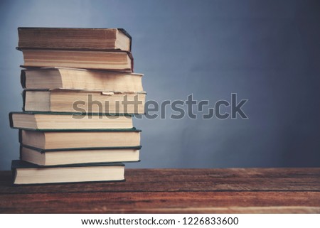 books on table