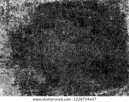Grunge is black and white. Urban a gloom style. Abstract monochrome texture. Old vintage surface in scratches, dirt, scuffs