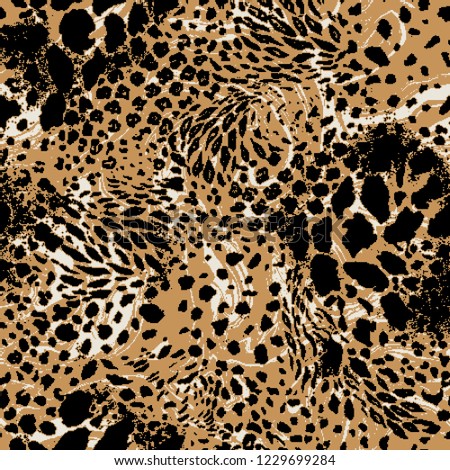 Modern leopard design