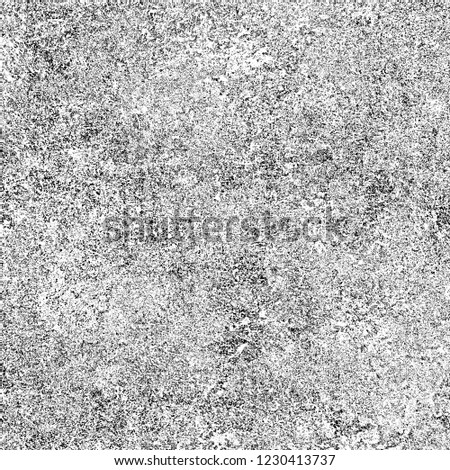 Grunge background black and white. Abstract monochrome texture. Pattern of cracks, scratches, chips, dust, scuffs. Old vintage surface covered with dirt