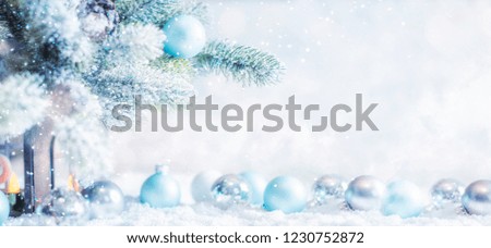 2019. Christmas and New Years holiday background