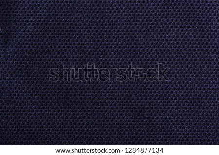 Black color knit cloth texture