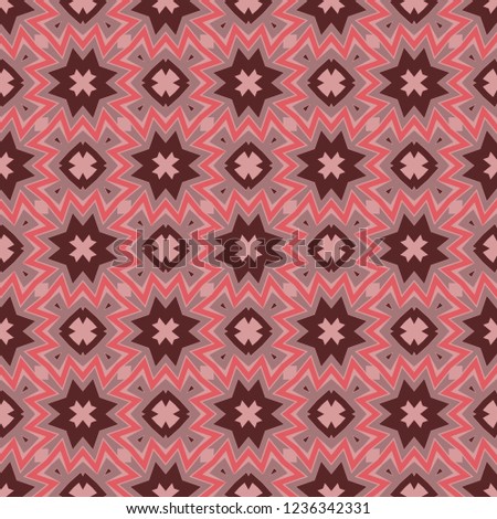 Vector Stylish Seamless Pattern. Geometric Background. Vector Background. For Scrapbooking Design, Printing, Wallpaper, Decor, Fabric, Invitation.