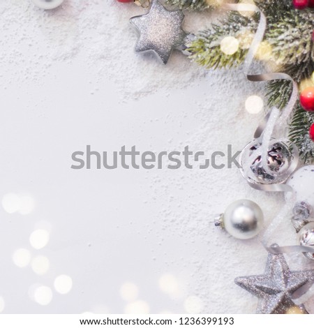 Christmas and New Year background 
