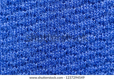 texture fabric blue background marco