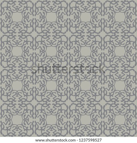 Gray royal pattern. The Seamless vector background