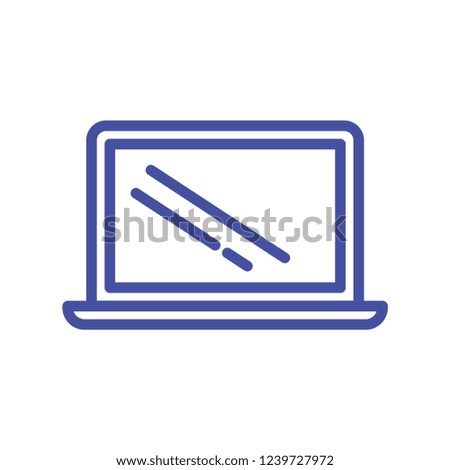notebook icon. laptop icon