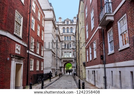 Middle Temple Lane in London, United Kingdom