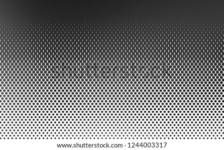 Light Silver, Gray vector pattern with spheres. Blurred bubbles on abstract background with colorful gradient. Design for business adverts.