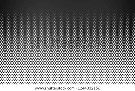 Light Black vector cover with spots. Illustration with set of shining colorful abstract circles. Design for posters, banners.