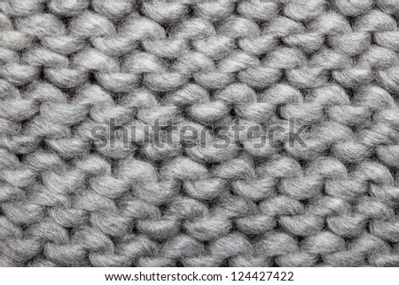 Knitted Wool Pattern