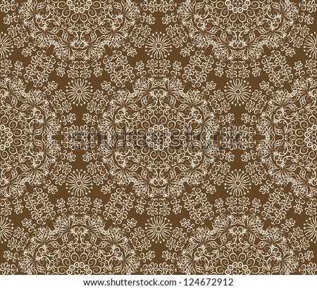 raster seamless floral pattern background