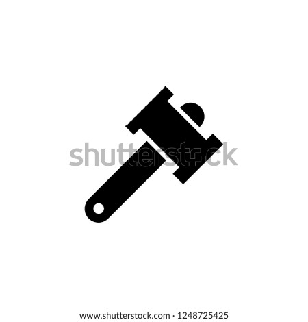 hammer vector icon. hammer sign on white background. hammer icon for web and app