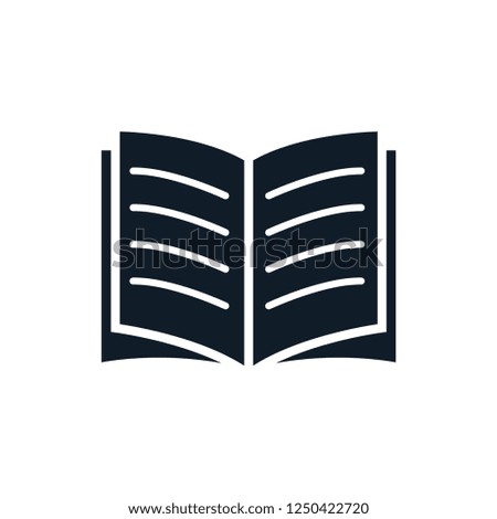 Book icon vector logo template