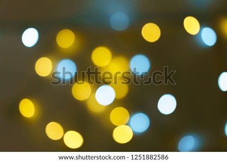 Luxury orange and silver bokeh blur abstract background with lights for wallpaper and background,Christmas,Happy New Year ,vintage.