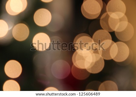 christmas lights out of focus
