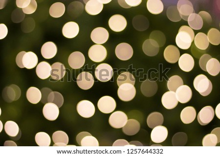 Abstract blurred beautiful light bokeh defocused green background.