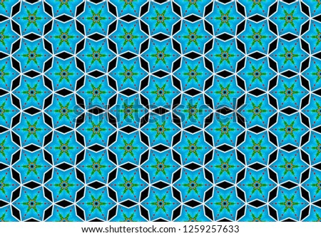 Blue pattern. You can expand the pattern by duplicating on all sides of the image.