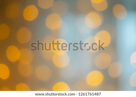 blurred yellow bokeh as background