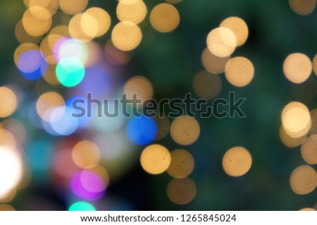  Holiday Bokeh colorful background , christmas concept                              