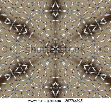 Abstract kaleidoscope color texture. Illustration for design. Abstracts now flake pattern. Mandala style.