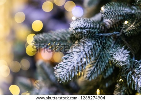 Christmas background with christmass balls - Soft focus