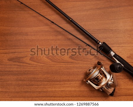 fishing rod and fishing reel