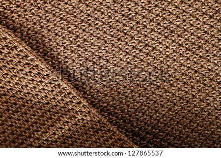 woolen fabric brown, detail, texture background
