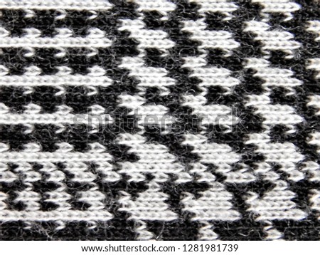 Trendy hounds tooth pattern fabric