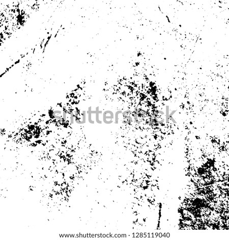 Grunge rough dirty background. Overlay aged grainy messy template. Distress urban used texture. Brushed black paint cover. Renovate wall frame grimy backdrop. Empty aging design element. EPS10 vector.