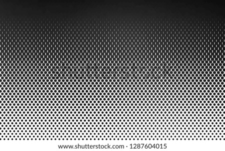 Light Silver, Gray vector cover with spots. Illustration with set of shining colorful abstract circles. Pattern for ads, leaflets.