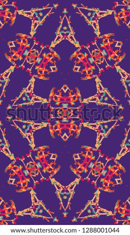 Abstract ethnic pattern in pastel shades. Design element for card, invitation, cover, wallpaper, tile, packaging, background. Tribal ethnic ornament in arabic style.
