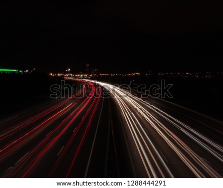 Lights Trails on Motorway
