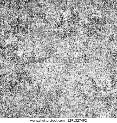 Grunge black and white abstract background. Texture of scratches, chips, cracks, dirt, scuffs. Dark monochrome surface