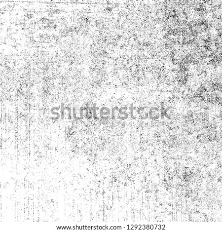 Texture black and white grunge. Background of cracks, chips, scuffs. Vintage surface covered with stains and dirt