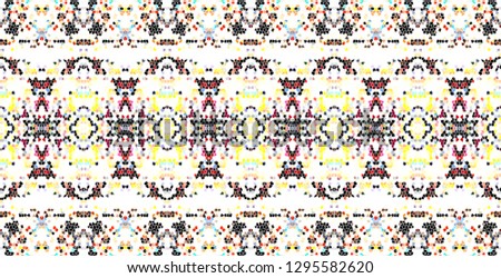 Colorful mosaic seamless pattern for textile and design