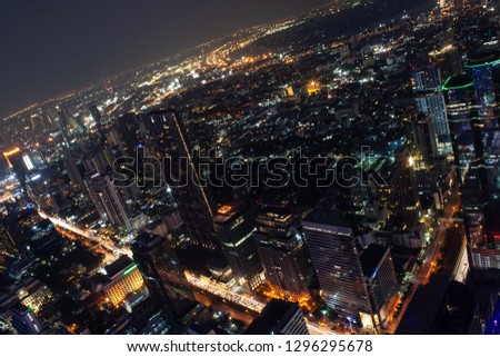 Night city in MahaNakhon
