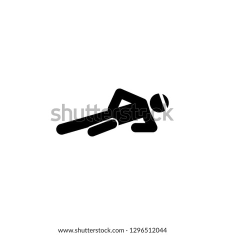 fitness, plank, strength icon. Element of fitness illustration. Signs and symbols icon can be used for web, logo, mobile app, UI, UX on white background