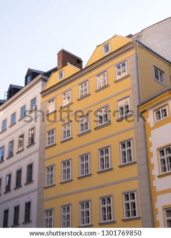Colorful houses of Vienna