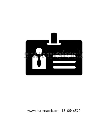 ID card icon design collection series glyph vector eps 10