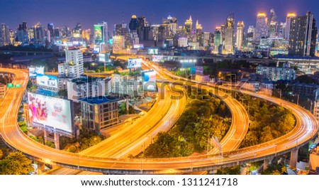 Bangkok city view of Thailand