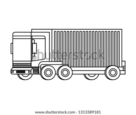 delivery service truck vehicle