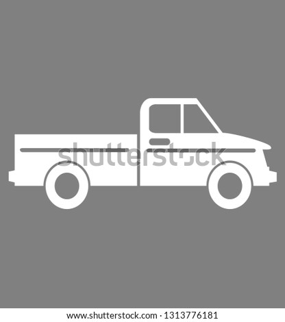 Pickup Truck Single Icon