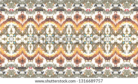 Colorful mosaic pattern for design and backgrounds